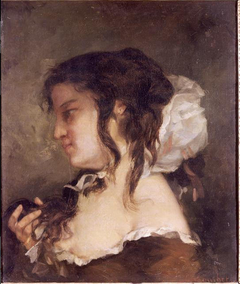 La réflexion by Gustave Courbet