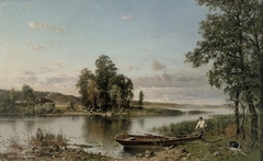 Lake Landscape from Häme by Hjalmar Munsterhjelm