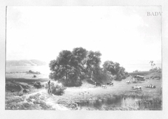 lake of Starnberg, towards south by Fritz Bamberger