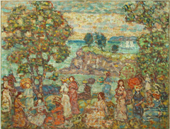 Landscape (Beach Scene) by Maurice Prendergast