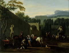 Landscape Near Florence by Jan van Huchtenburgh