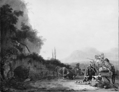 Landscape with a Removal Cart by Willem Schellinks