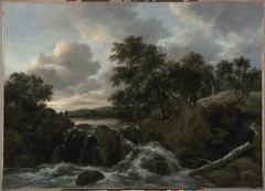 Landscape with a Waterfall by Jacob van Ruisdael