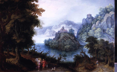 Landscape with Tobias and the Angel by Anonymous