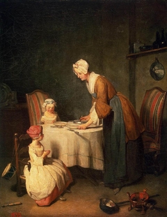 Le Bénédicité by Jean-Baptiste-Siméon Chardin