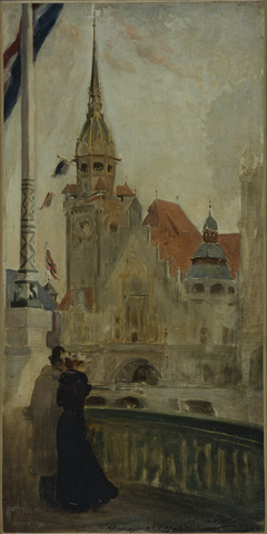 Le Pavillon de l'Allemagne à l'Exposition Universelle de 1900 by Edouard Zawiski