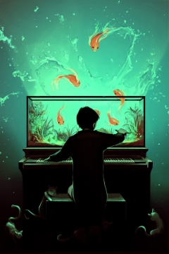 Le Pianoquarium by Cyril Rolando