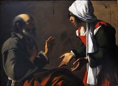 Le reniement de saint Pierre by Pensionante del Saraceni