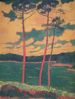 Les pins rouges by Georges Lacombe