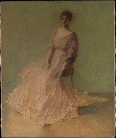 Lilac Dress by Thomas Dewing