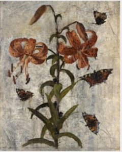 Lilies and Butterflies by Nathaniel Hone the Younger