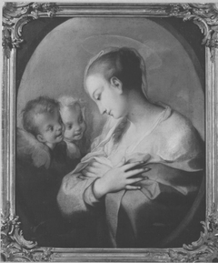 Madonna mit zwei Engelsköpfen by Ignazio Stern