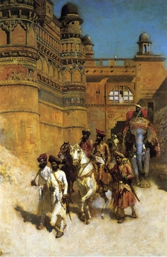 Maharaja of Gwalior, India by Edwin Lord Weeks