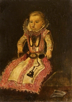 Maria Anna of Hapsburg, Infanta of Spain (1606-1646), as a baby by after Juan Pantoja de la Cruz