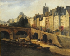 Marie bridge by Charles-François Daubigny