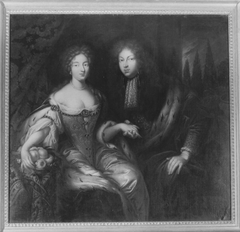 Markgraf Johann Friedrich von Brandenburg-Ansbach and his second wife, Eleonore Erdmuthe Luise von Sachsen-Eisenach (Werkstatt?) by Caspar Netscher