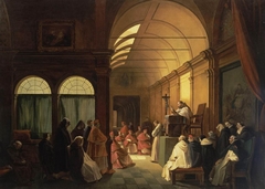 Meeting of the Monastic Chapter by François Marius Granet