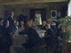 Middag efter bispevisitatsen by Carl Thomsen