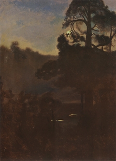 Moonlight night by Józef Chełmoński