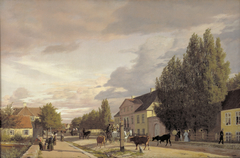 Morning View of Østerbro by Christen Købke