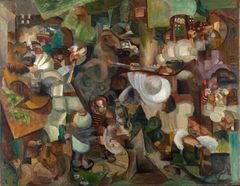 Mountaineers Attacked by Bears by Henri Le Fauconnier