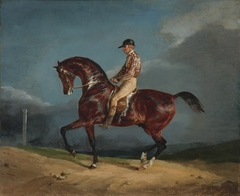 Mounted Jockey by Théodore Géricault