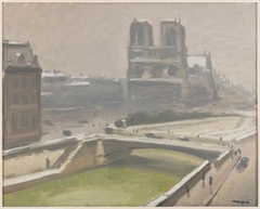 Notre-Dame de Paris sous la neige by Albert Marquet