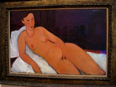 Nude with Coral Necklace by Amedeo Modigliani