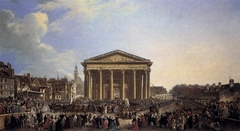 Official Laying of the Cornerstone of the New Church of Sainte-Geneviève by Pierre-Antoine Demachy