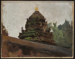 Old temple in Madras. From the journey to India by Jan Ciągliński