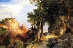 On the Berry Trail, Grand Canyon of Arizona by Thomas Moran