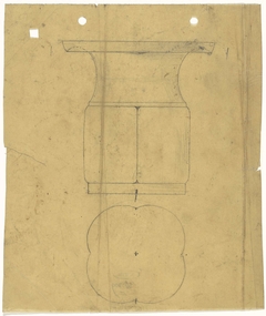 Ontwerp voor een doopbeker by Mathieu Lauweriks