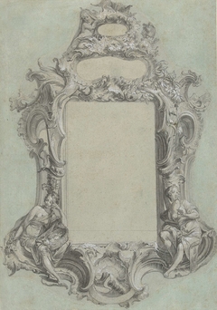 Ontwerp voor een (spiegel-?) lijst by Johann Esaias Nilson