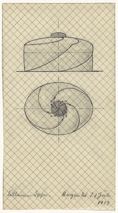 Ontwerpen voor een zilveren doosje by Mathieu Lauweriks