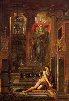 Orestes and the Erinyes by Gustave Moreau