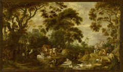 Orpheus among the animals by Gillis d'Hondecoeter