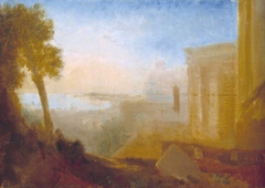 Overlooking the Coast, with Classical Building by J. M. W. Turner