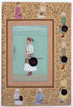 Page from the Late Shah Jahan Album by Indian