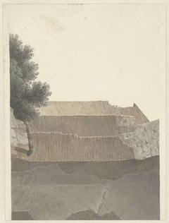 Part of the Vault of the Temple of Minerva Medica in Rome by Josephus Augustus Knip