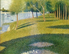 Paysage, l'île de la Grande-Jatte by Georges Seurat