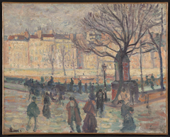 Paysage parisien. Bords de Seine by Maximilien Luce