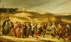 Peasants Dancing by Abel Grimmer