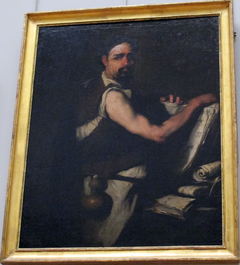 Philosopher with a Flask on His Belt by Luca Giordano