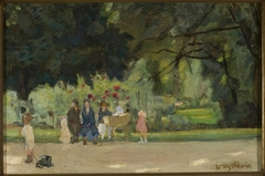 Planty Park in Kraków by Witold Wojtkiewicz