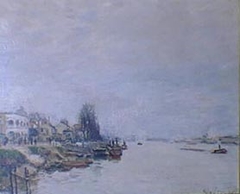 Point du jour by Alfred Sisley