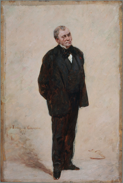 Portrait d'Émile de Girardin (1806-1881), publiciste et homme politique by Georges Clairin