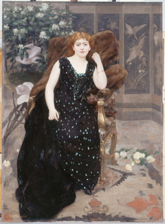 Portrait de Jane Hading by Alfred Philippe Roll