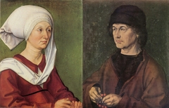 Portrait Diptych of Dürer's Parents by Albrecht Dürer