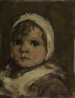 Portrait of a child by Bernard Blommers