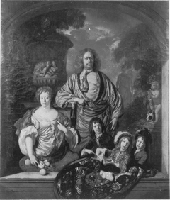 Portrait of a family by Adriaen van der Werff